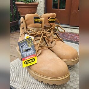 Stanley Boots | Steel Toe Boot Size 12W | Comfortworks | NIB | Tan | Waterproof